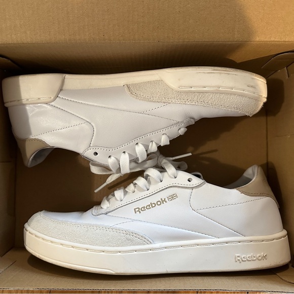 Reebok Club C Clean Sneaker (cloud white/chalk/modern beige) - Picture 12 of 13